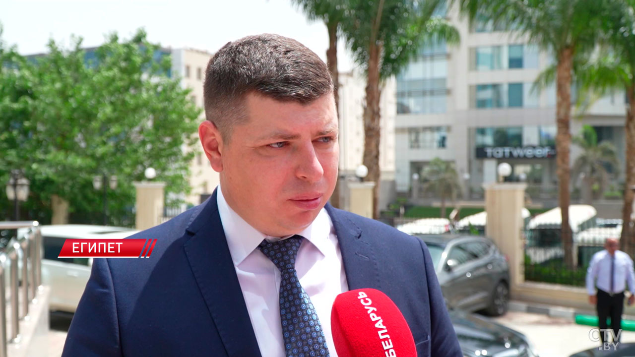 Сергеенко пригласил бизнес-круги Египта поучаствовать в выставке «Белагро» и форуме по ИИ в Минске-4 Сергеенко пригласил бизнес-круги Египта поучаствовать в выставке «Белагро» и форуме по ИИ в Минске-4