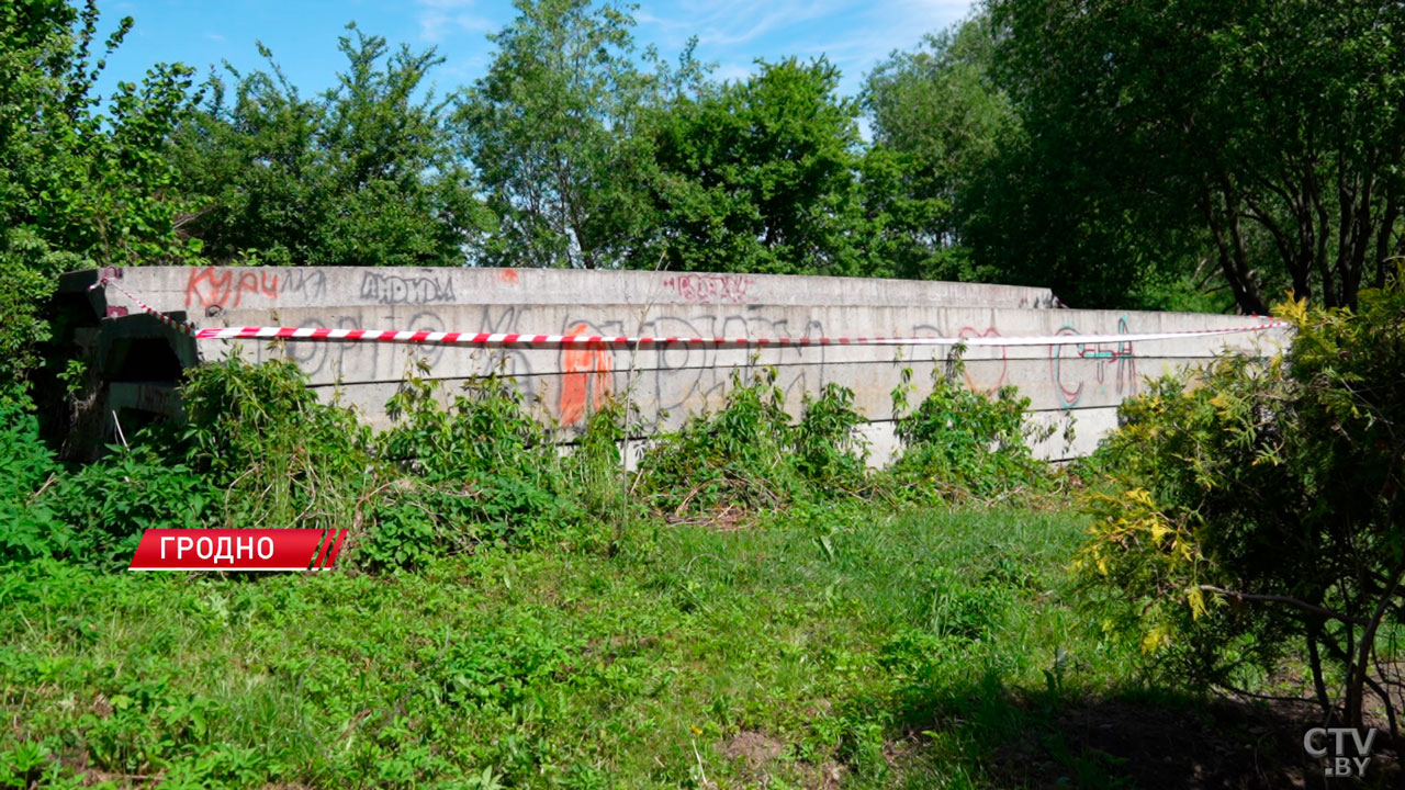 В Гродно 11-летняя девочка ударилась головой о бесхозную бетонную плиту-2
