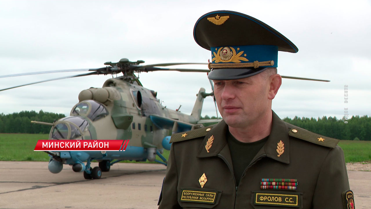 В Беларусь прибыли новые транспортно-боевые вертолёты Ми-35М-4