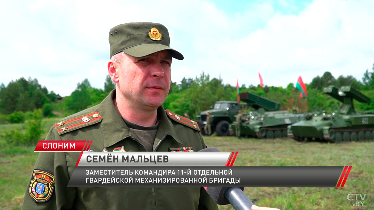 Легендарные танки Т-34 проехали по Слониму – в городе прошла акция «Марш Победы»-4