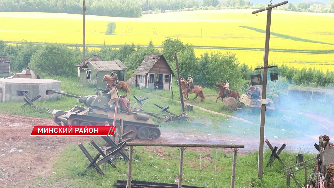 На «Линии Сталина» воссоздали события операции «Багратион» с участием пограничников-8