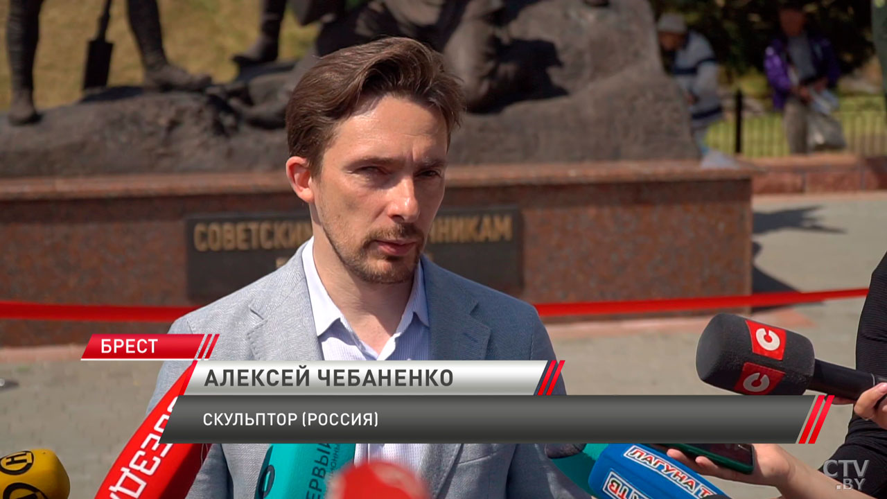 У Северных ворот Брестской крепости появилась масштабная скульптурная композиция-4 У Северных ворот Брестской крепости появилась масштабная скульптурная композиция-4