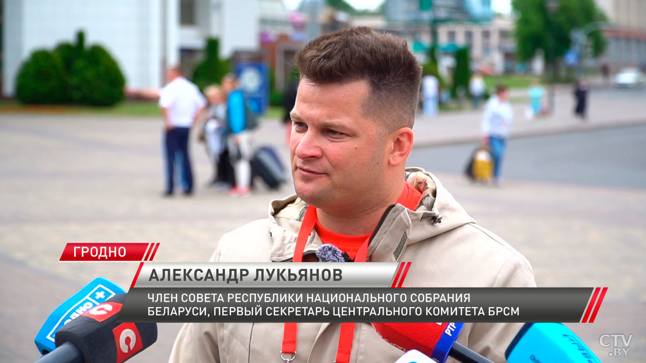 Вторая остановка в маршруте – «Поезд Памяти» прибыл в Гродно-6 Вторая остановка в маршруте – «Поезд Памяти» прибыл в Гродно-6