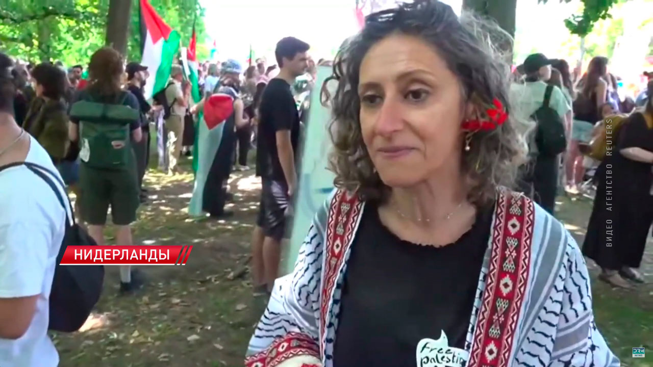 В Гааге прошёл марш протеста против увеличения расходов на оборону стран НАТО-4
