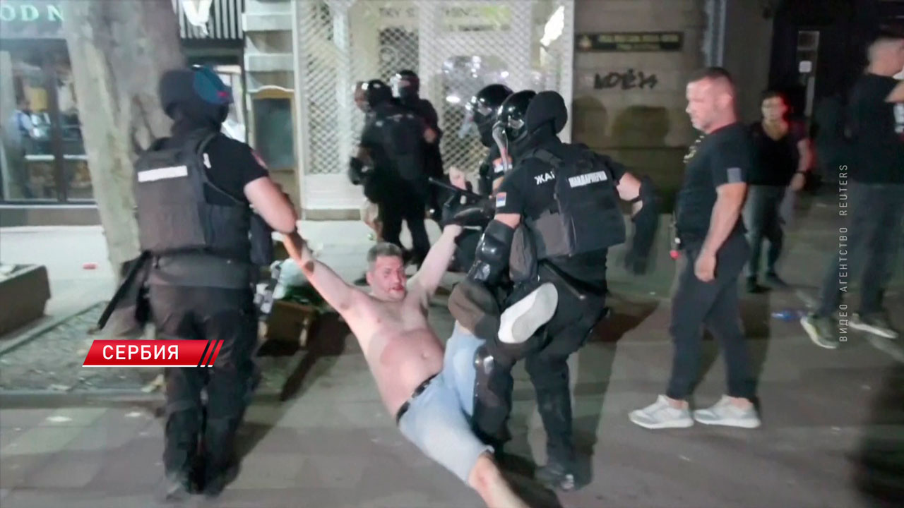 В Белграде устранили последствия протестов, на которые вышли более 30 тыс. человек-2