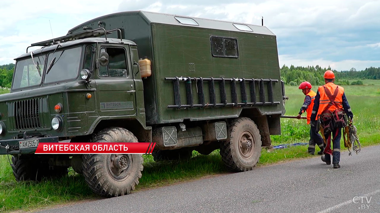 Более 400 населённых пунктов лишились электроснабжения – как в Беларуси устраняют последствия непогоды?-8