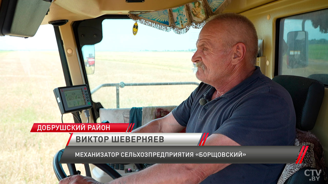 Сельхозпредприятия Гомельской области приступили к уборке зерновых-10