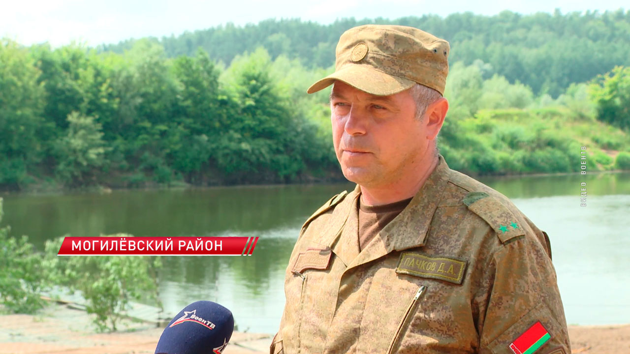 Под Могилёвом проходит комплексное занятие военнослужащих инженерной бригады-4