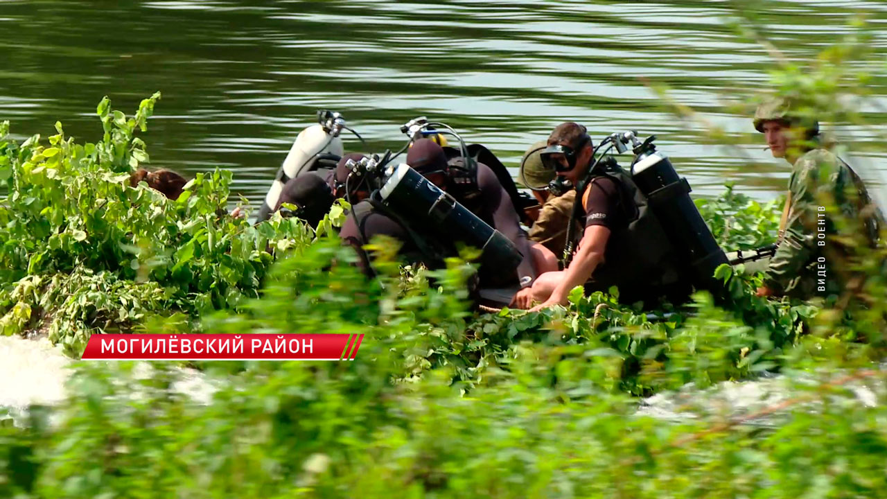 Под Могилёвом проходит комплексное занятие военнослужащих инженерной бригады-2