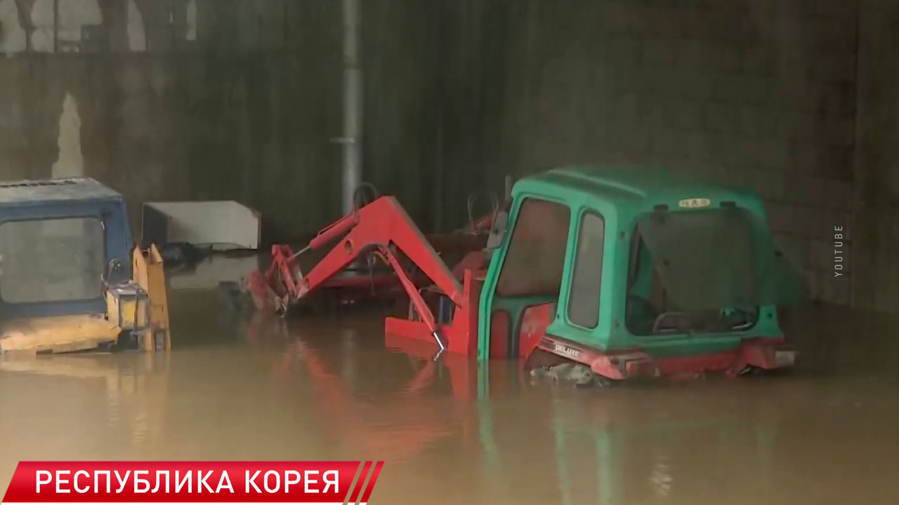 Более 5 тыс. человек эвакуированы из-за наводнений в Южной Корее-2
