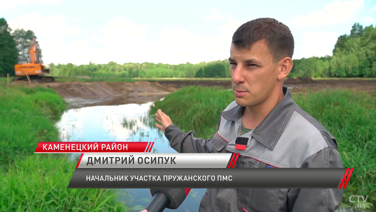 В Беловежской пуще реализуют пилотный проект по восстановлению гидрологического режима реки-8