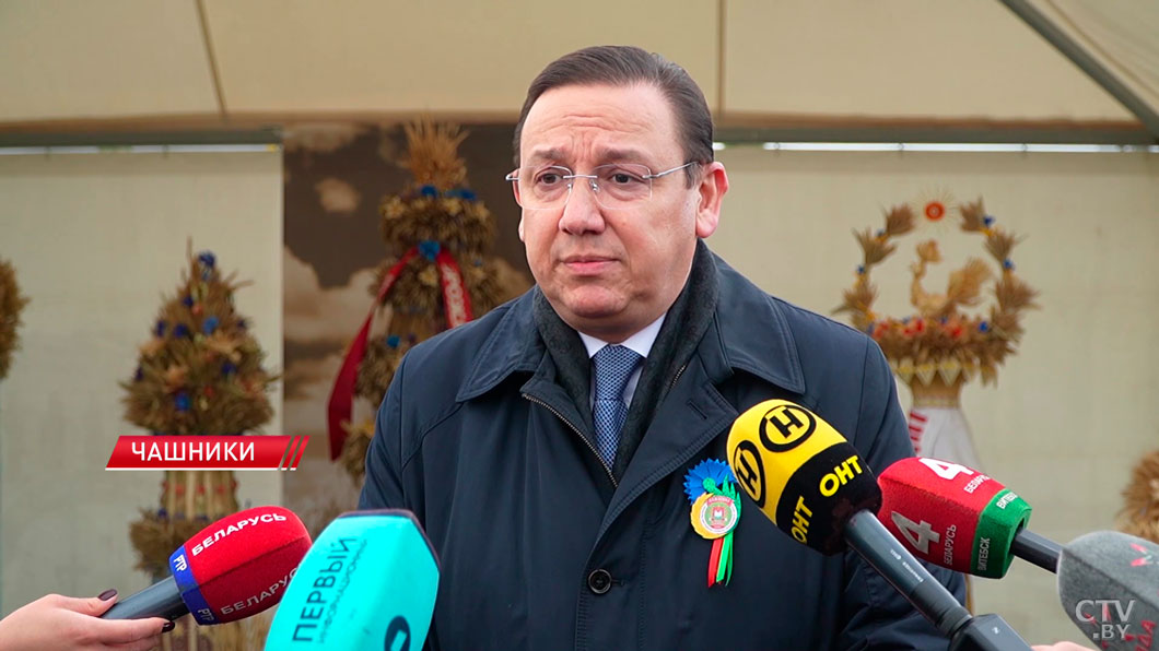 Народные песни, колоритные костюмы и богатые торговые ряды – в Чашниках отметили «Дожинки»-6