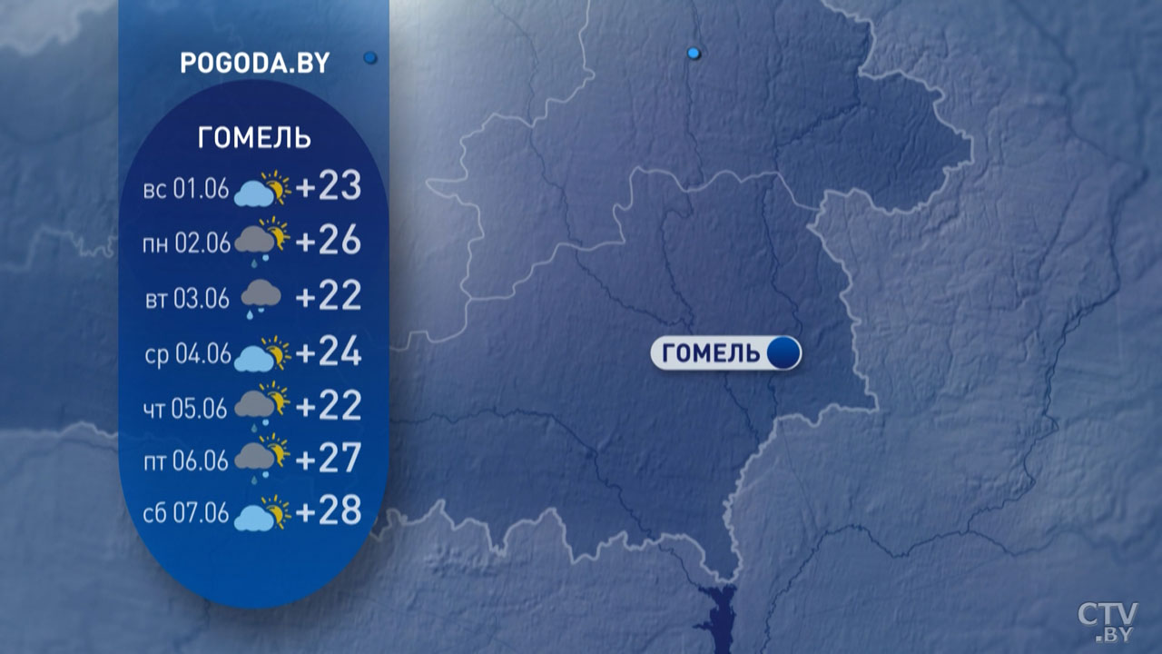 Дожди с грозами и до +27 – погода в Беларуси в начале лета-6