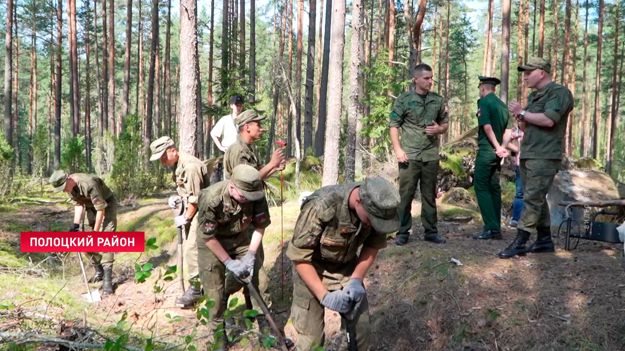 В Полоцком районе на месте бывшего советского укрепрайона начаты раскопки-8