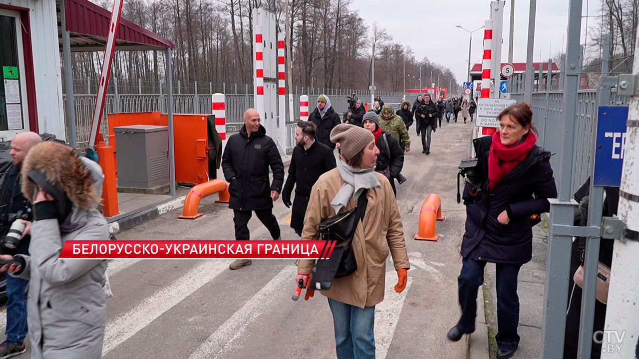 Пресс-тур иностранных СМИ на белорусско-украинскую границу! Что показали журналистам?-8