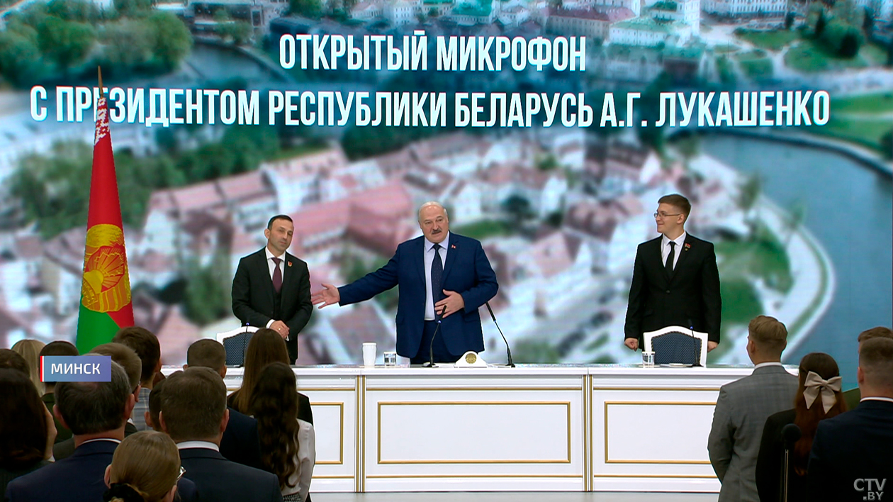 Помилование, умные деревни и полёт в космос – о чём студенты БГУИР спрашивали Лукашенко?-12