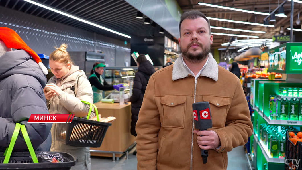 Мандарины, шампанское и всё для оливье! Какие продукты закупают белорусы к новогоднему столу-2