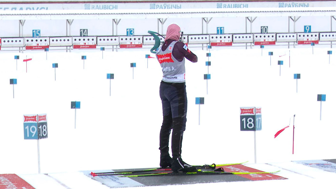 В «Раубичах» прошли финальные тренировки перед стартом Кубка Содружества по биатлону