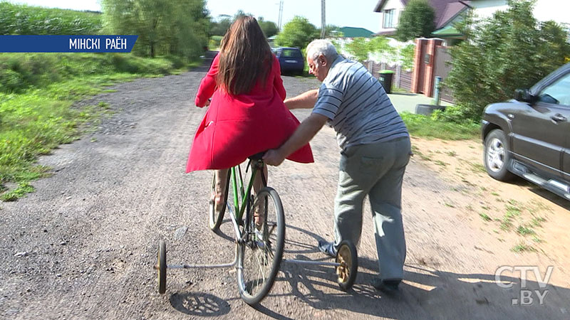 Велосипед, в котором не нужно крутить педали, изобрёл житель Минского района -3