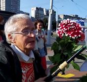 Корреспондент СТВ пообщалась с Ниной Багинской на женском марше в Минске. И вот что ей ответила пенсионерка