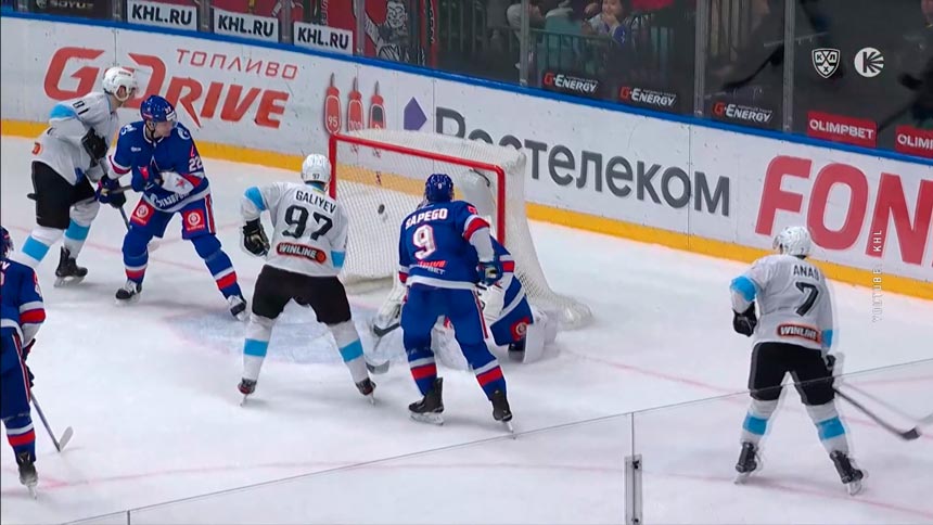 Нападающий минского «Динамо» Галиев признан лучшим игроком дня в КХЛ