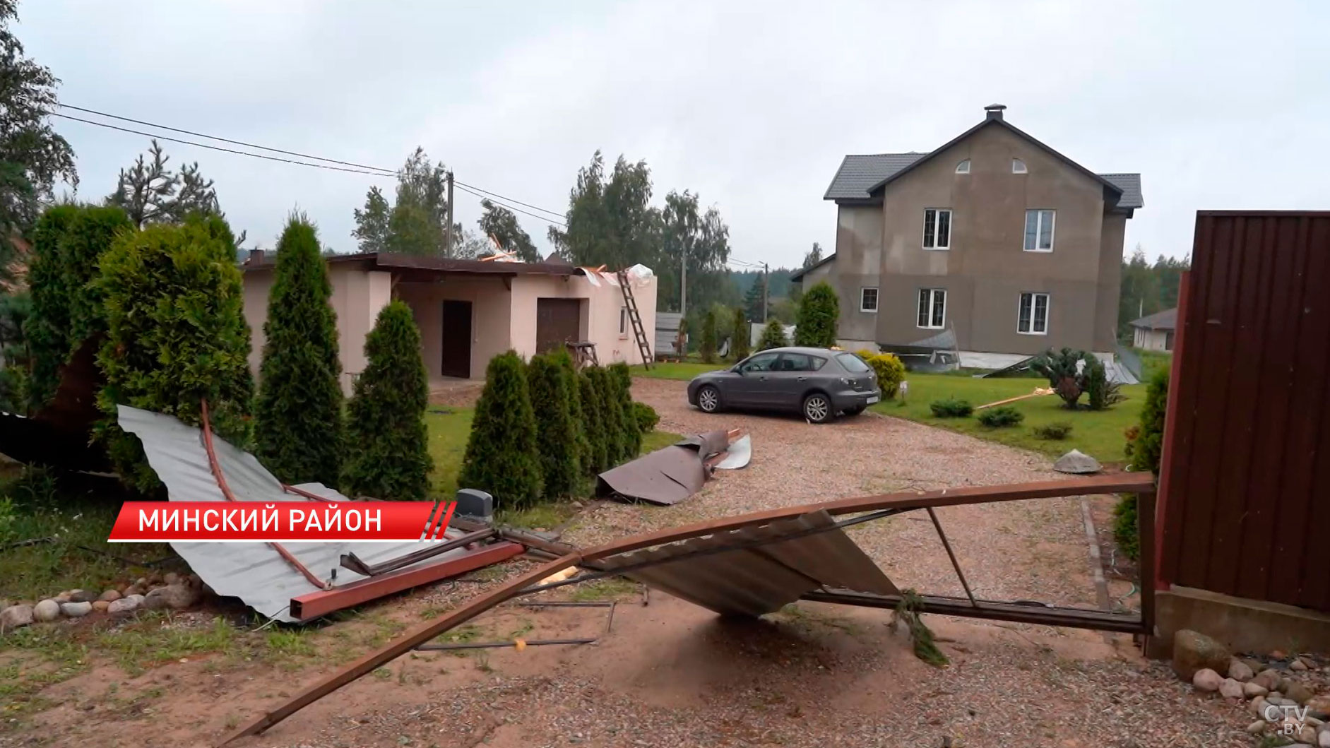 «Что нам теперь с этим делать?» Вот как выглядят окрестности Минска после ночного урагана-2