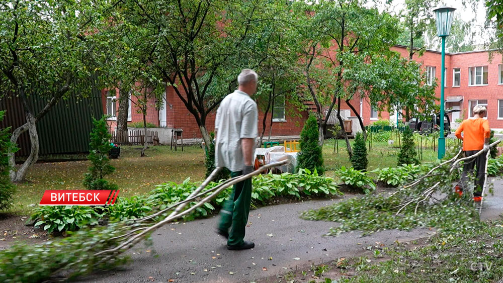 Срывало кровлю и крушило машины – в Беларуси ликвидируют последствия непогоды-8