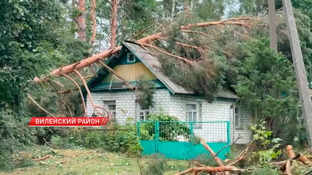 Срывало кровлю и крушило машины – в Беларуси ликвидируют последствия непогоды-3