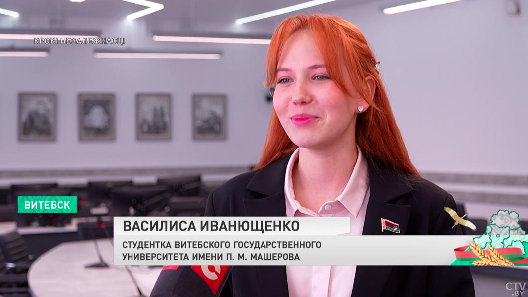 Лукашенко добрый и открытый, притягивает к себе позитивных людей – студентка про Президента-6