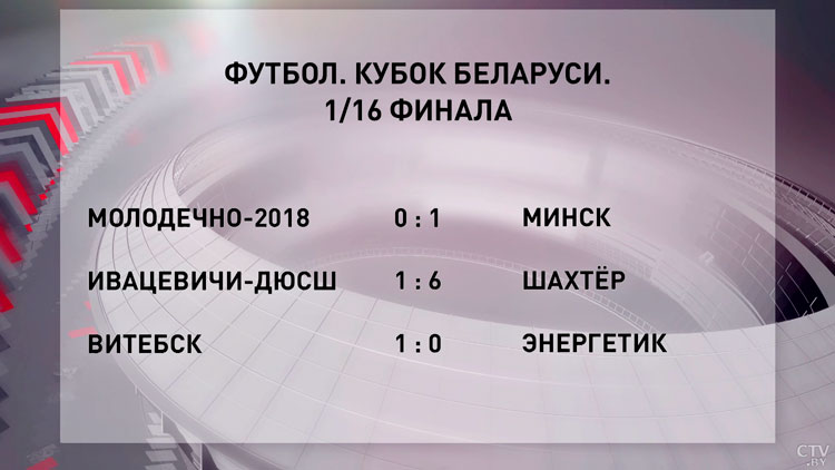 Три команды стали участниками 1/8 финала Кубка Беларуси по футболу-4 Три команды стали участниками 1/8 финала Кубка Беларуси по футболу-4