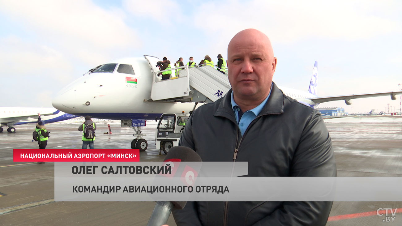 «Не каждая страна имеет такой самолёт». Авиакомпании «Белавиа» передали второй Embraer E195-E2-4