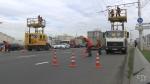 «Прямо на машину упала тяжёлая растяжка»: несколько ДТП произошли в Уручье из-за обрыва контактной сети