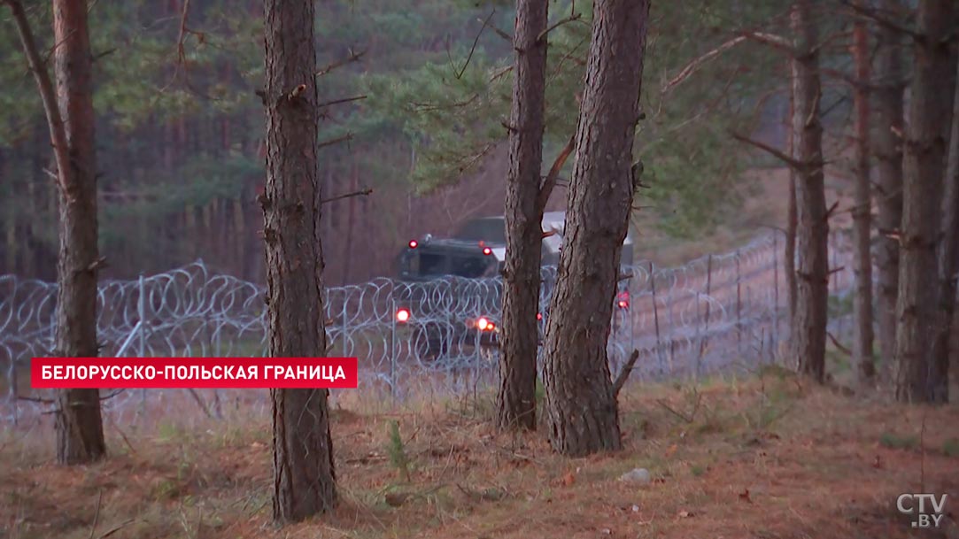 Военная техника Польши и гуманитарная помощь из Беларуси. Что произошло за 9 ноября на белорусско-польской границе?-10