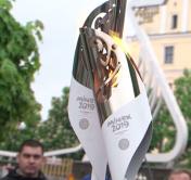 Огонь II Европейских игр продолжает шествие по Беларуси: пламя направляется в Микашевичи