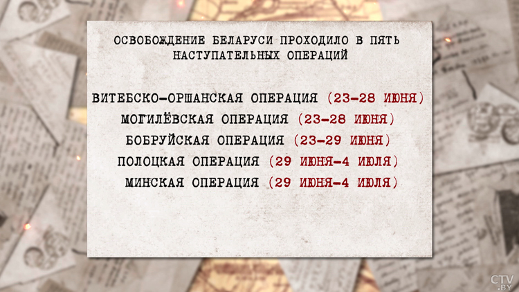 80 лет назад началась Белорусская наступательная операция «Багратион»-1