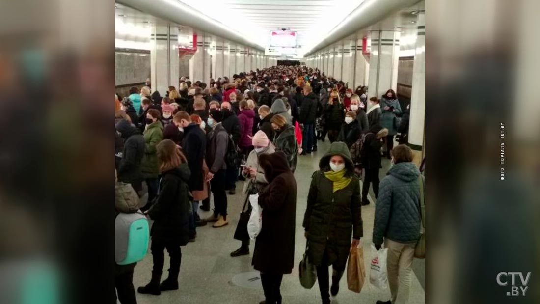 В Минске утром было приостановлено движение на Автозаводской линии метро. В чём причина?-1