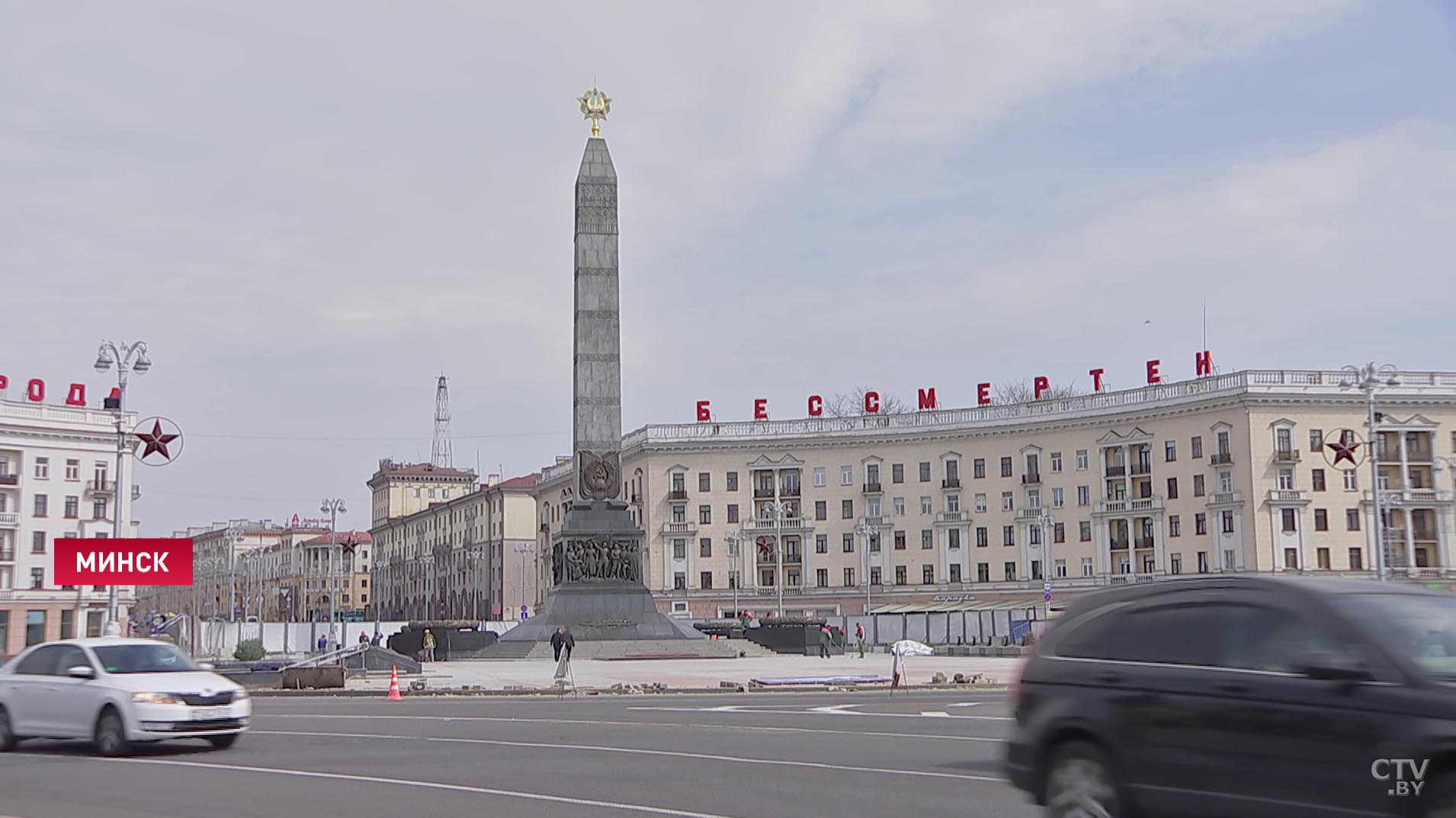 Ремонт на площади Победы закончили на месяц раньше. Первые кадры-1