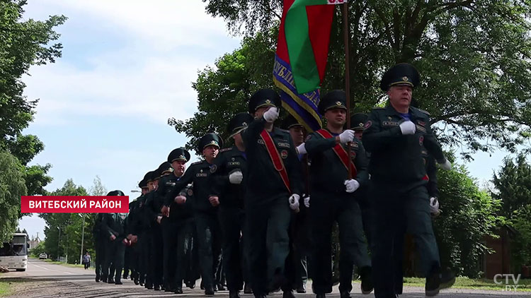 Памятный знак бойцам пожарной охраны НКВД БССР открыли в Сураже-10