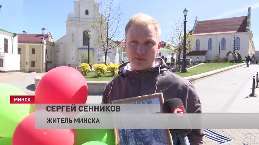 Шествие поколений в центре столицы и победный салют. Как белорусы отпраздновали 9 Мая?-4