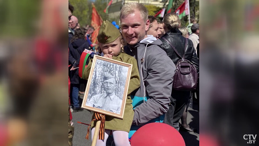 Шествие поколений в центре столицы и победный салют. Как белорусы отпраздновали 9 Мая?-7
