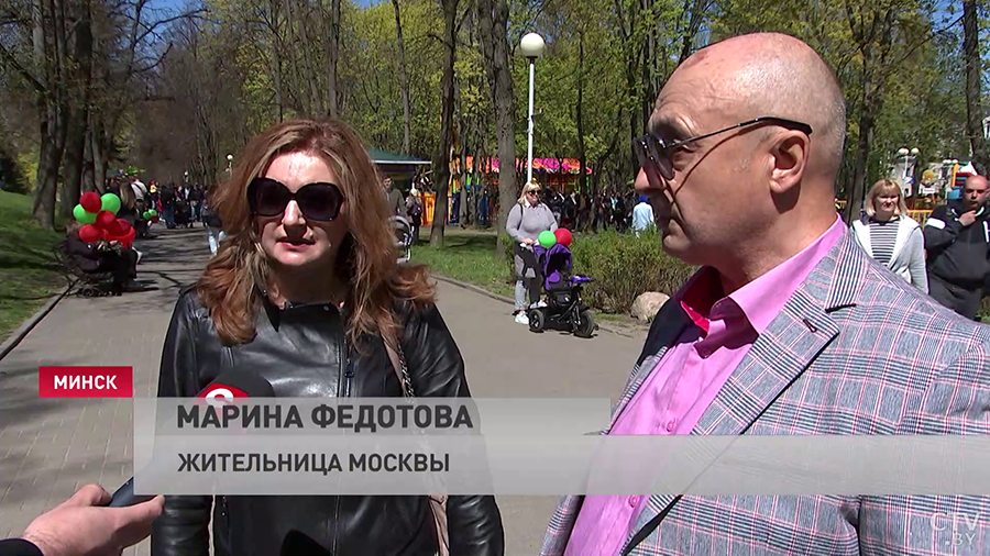 Шествие поколений в центре столицы и победный салют. Как белорусы отпраздновали 9 Мая?-22