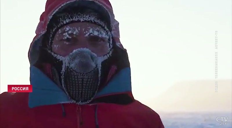 Экстремал совершил забег в Оймяконе при -60°C-4