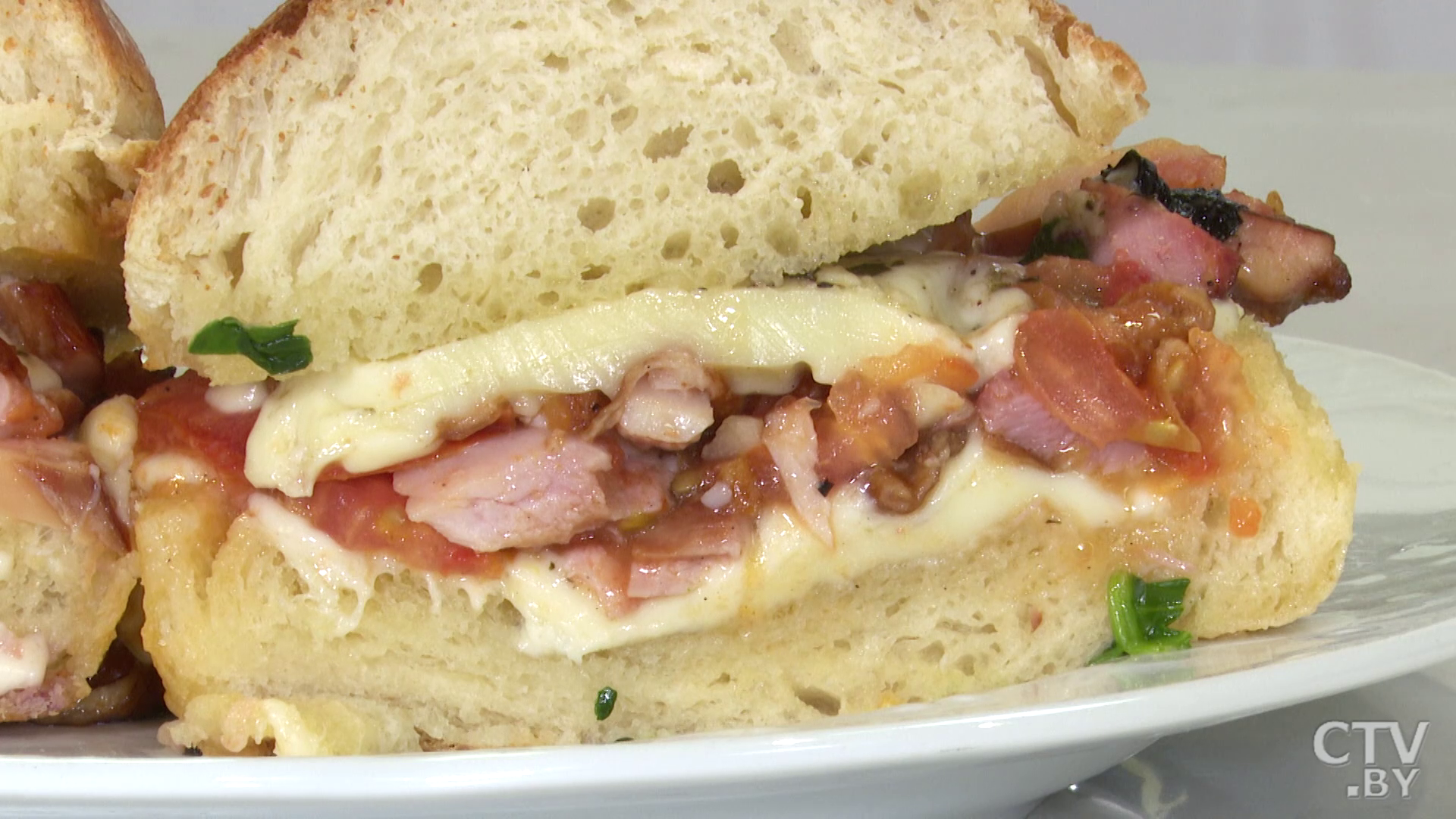 Панини с копчёным цыплёнком. Готовим вкусный итальянский завтрак -22