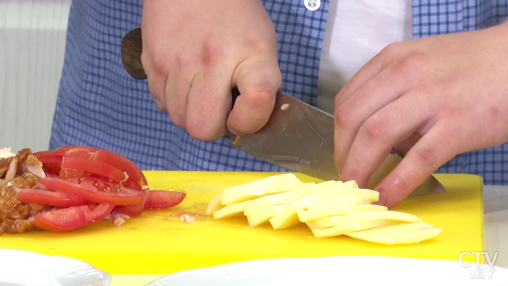 Панини с копчёным цыплёнком. Готовим вкусный итальянский завтрак -7