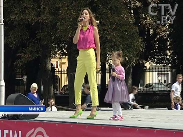 Парад будущих мам прошел в минском парке Горького