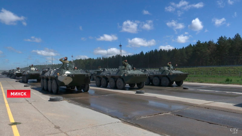 Началась подготовка военного парада в честь Дня Независимости Беларуси-1