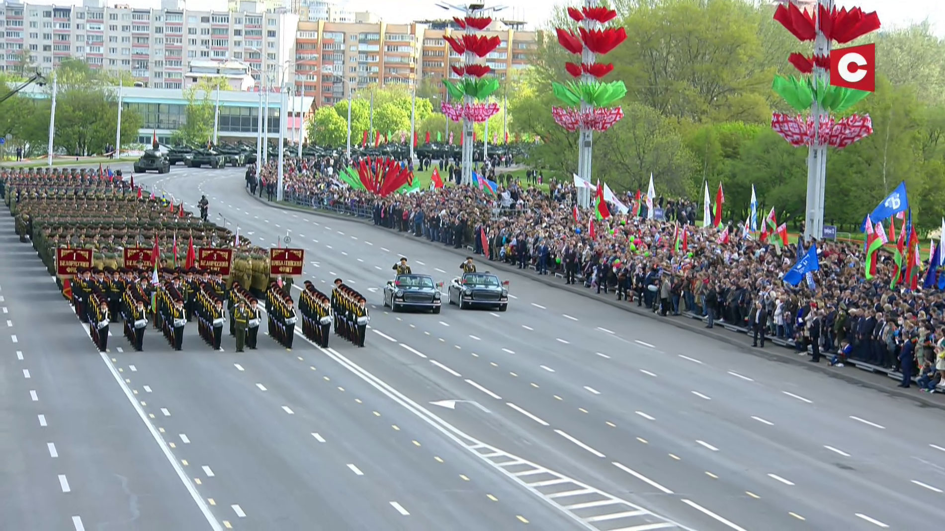 Парад на 9 Мая в Минске. Фотофакт-21