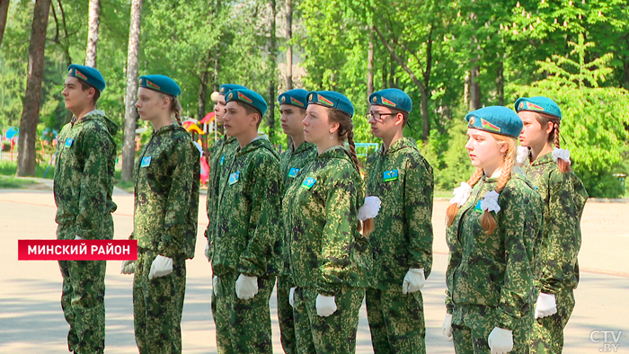 В Минской области прошёл областной тур военно-патриотической игры «Орлёнок»-1