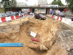 В Минске женщина за рулем легковушки съехала в котлован и перевернулась