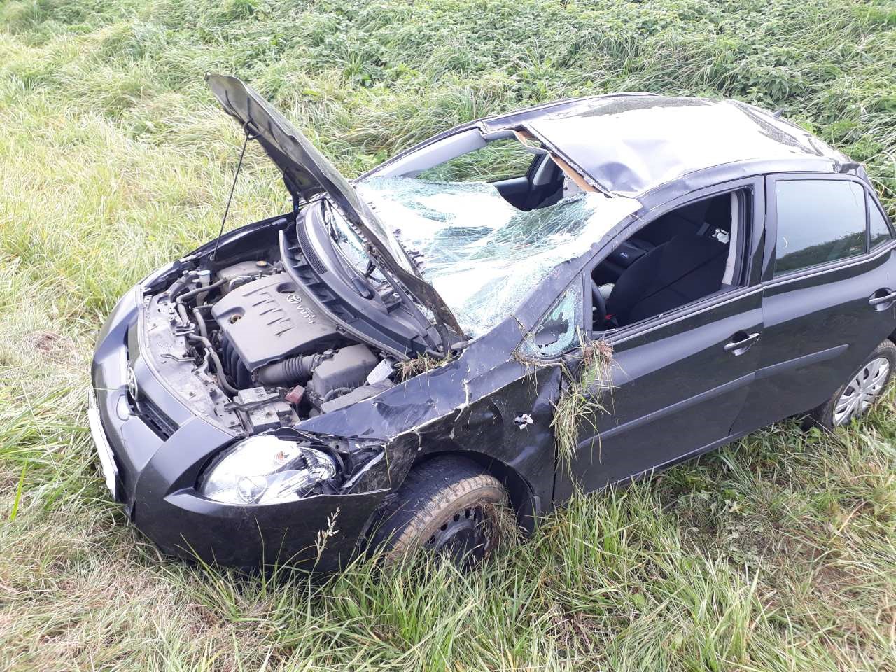 В Оршанском районе перевернулась Toyota с матерью и 7-летним ребёнком-1